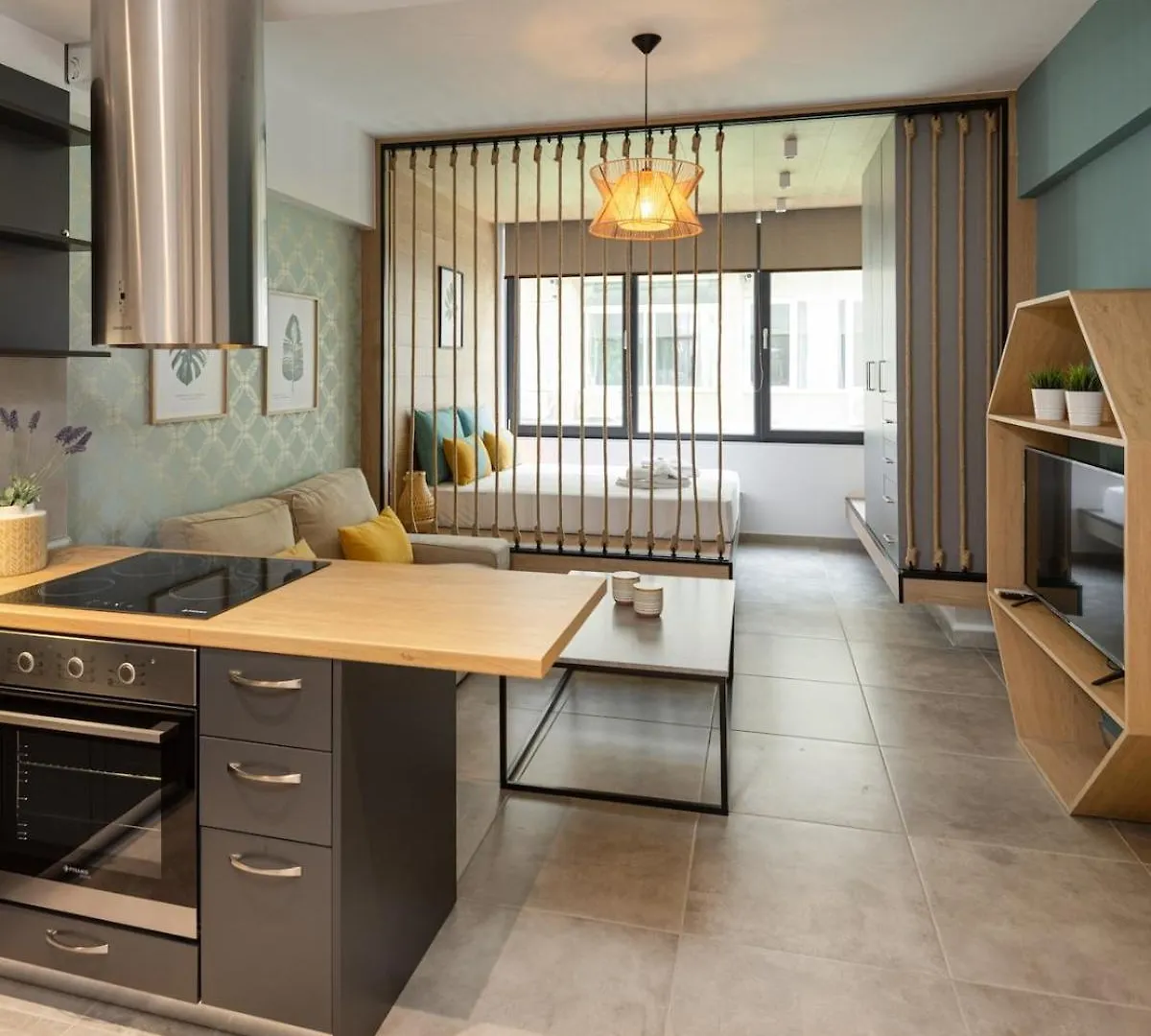 Lägenhet Innovative Snug Bohemian Studio In Ladadika Thessaloníki Grekland